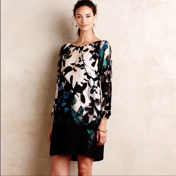 Anthropologie Maeve Shaded Garden Dress Medoum - Picture 3 of 5